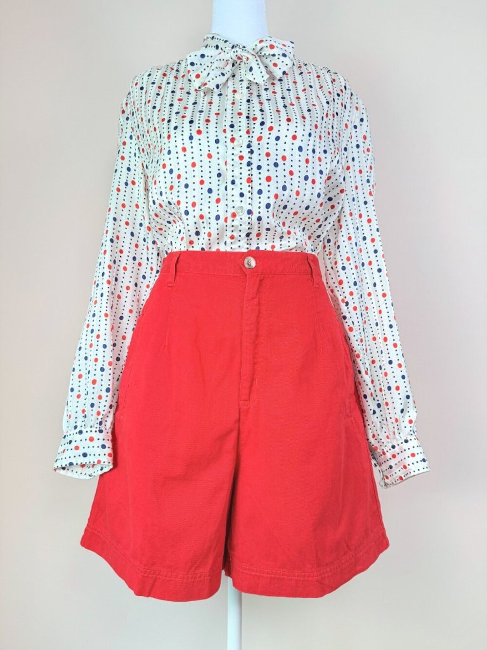 NWT Vintage High Waisted Red Shorts